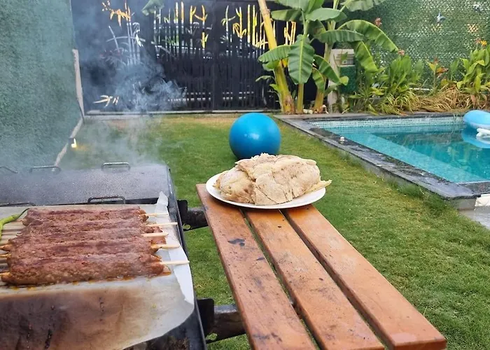 Oyster Park Isitmali Yildiz Efektli Cocuk Havuzlu Vila Aydin